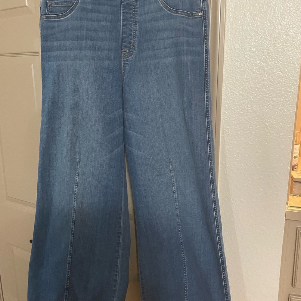 SPANX Denim Flare Jeans in Classic Blue